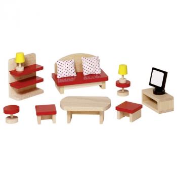Puppenmöbel Wohnzimmer, goki basic